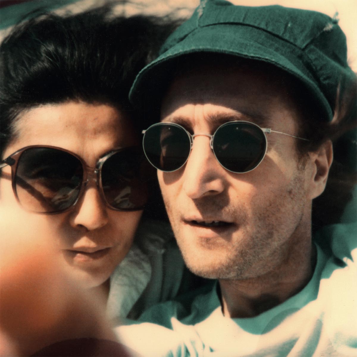 Self-portrait polaroids of John & Yoko in Japan, 1979.